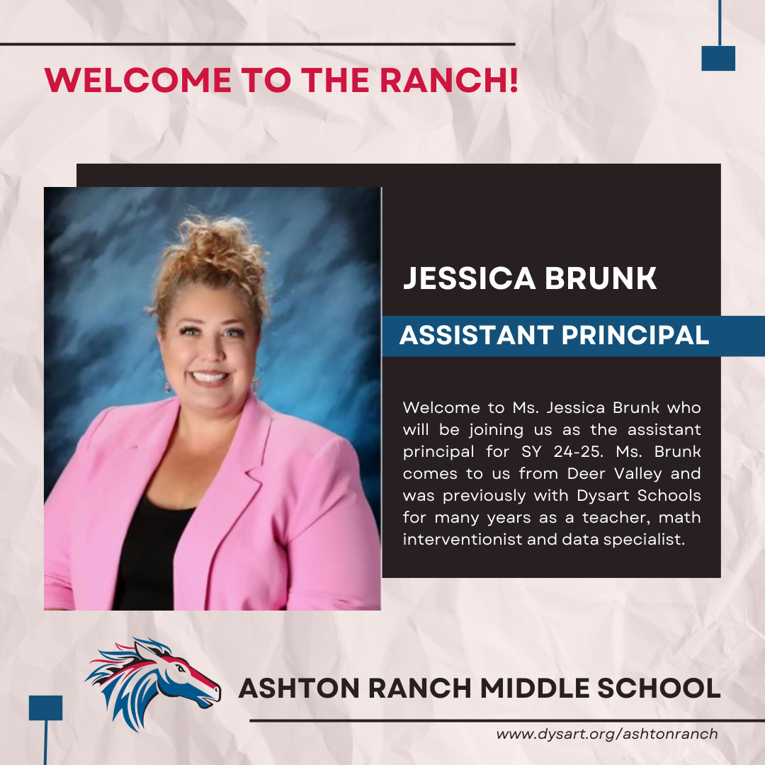 welcome to the ranch flyer with Ms. Jessica Brunk